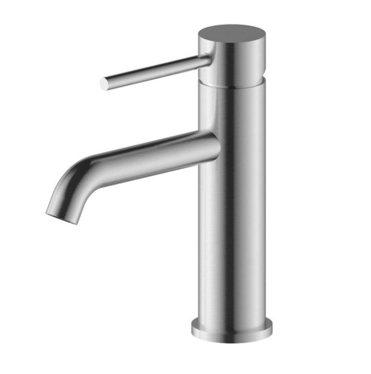 Linsol Gigi pin lever Basin Mixer tap Brushed Stainless