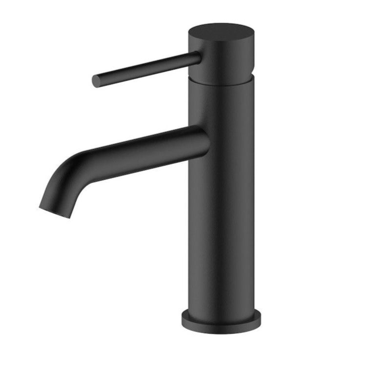 Linsol Gigi pin lever Basin Mixer tap Matte Black