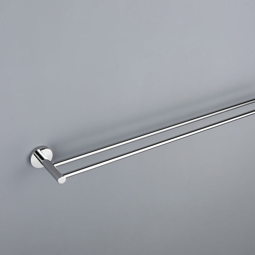 chrome double towel rail