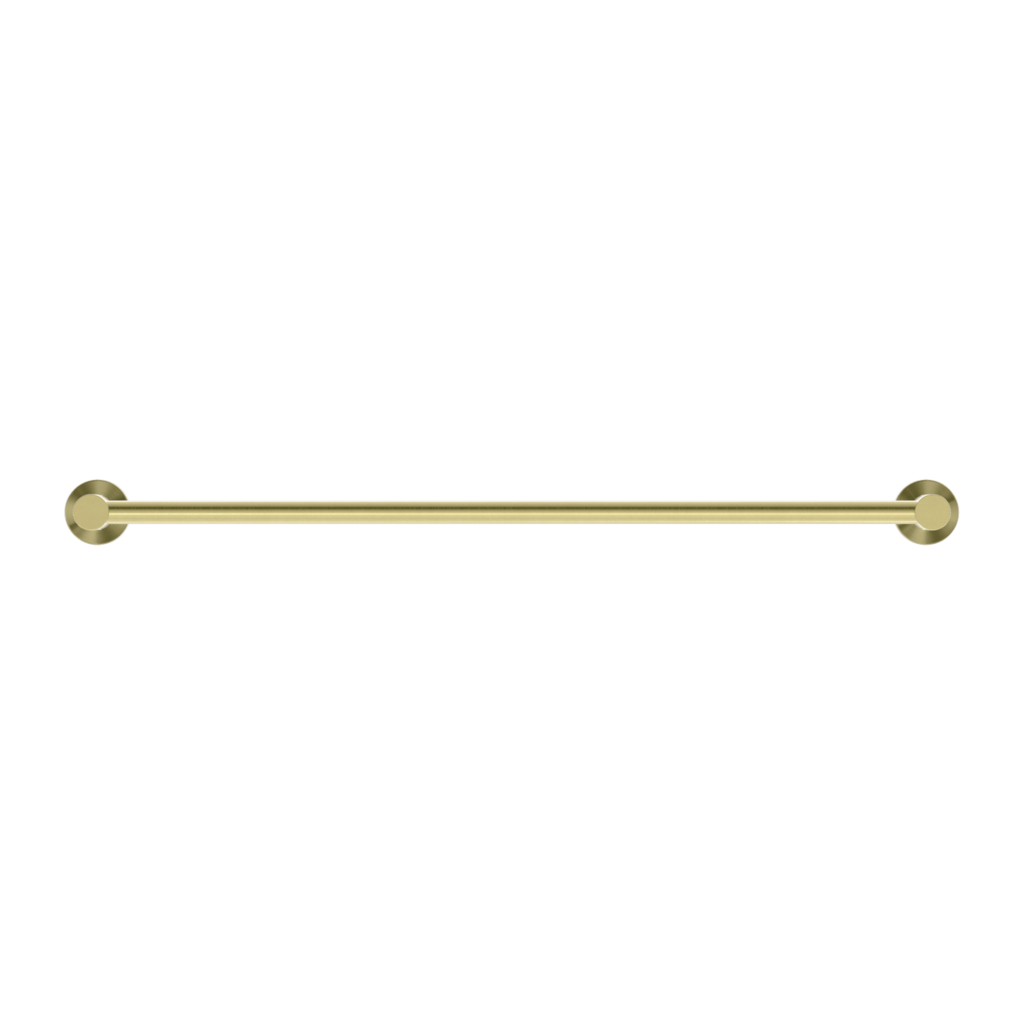 Nero Mecca Double Towel Rail 600mm Brushed Gold