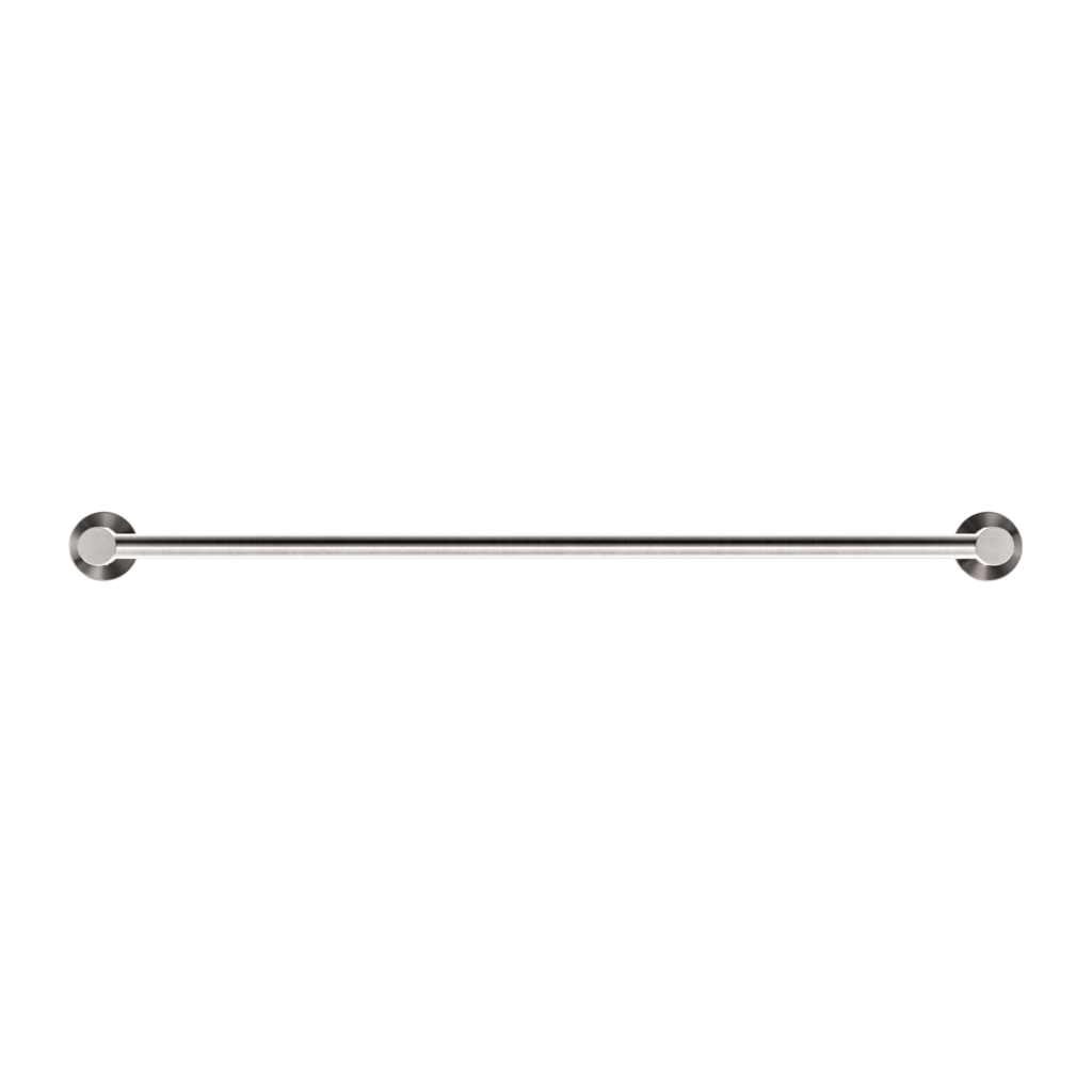 Nero Mecca Double Towel Rail 600mm Brushed Nickel
