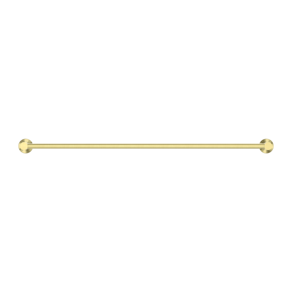 Nero Mecca Double Towel Rail 800mm Brushed Gold