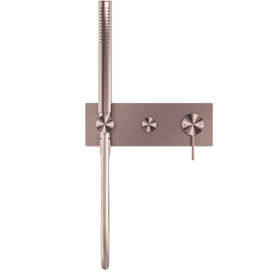 Nero Mecca Shower Mixer Diverter System Brushed Bronze