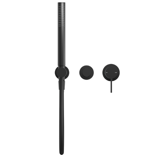 Nero Mecca Shower Mixer Diverter System No Backplate Matte Black