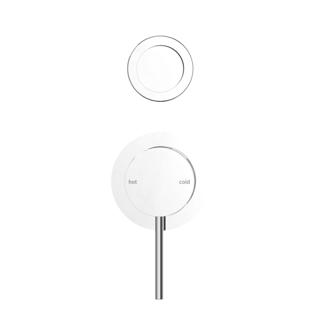 Nero Mecca Shower Mixer With Detached Diverter Button Chrome