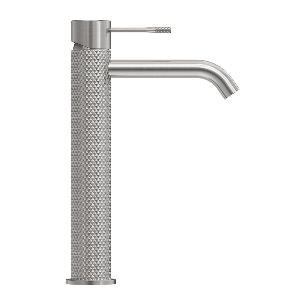 Nero Opal Extended Basin Mixer Brushed Nickel