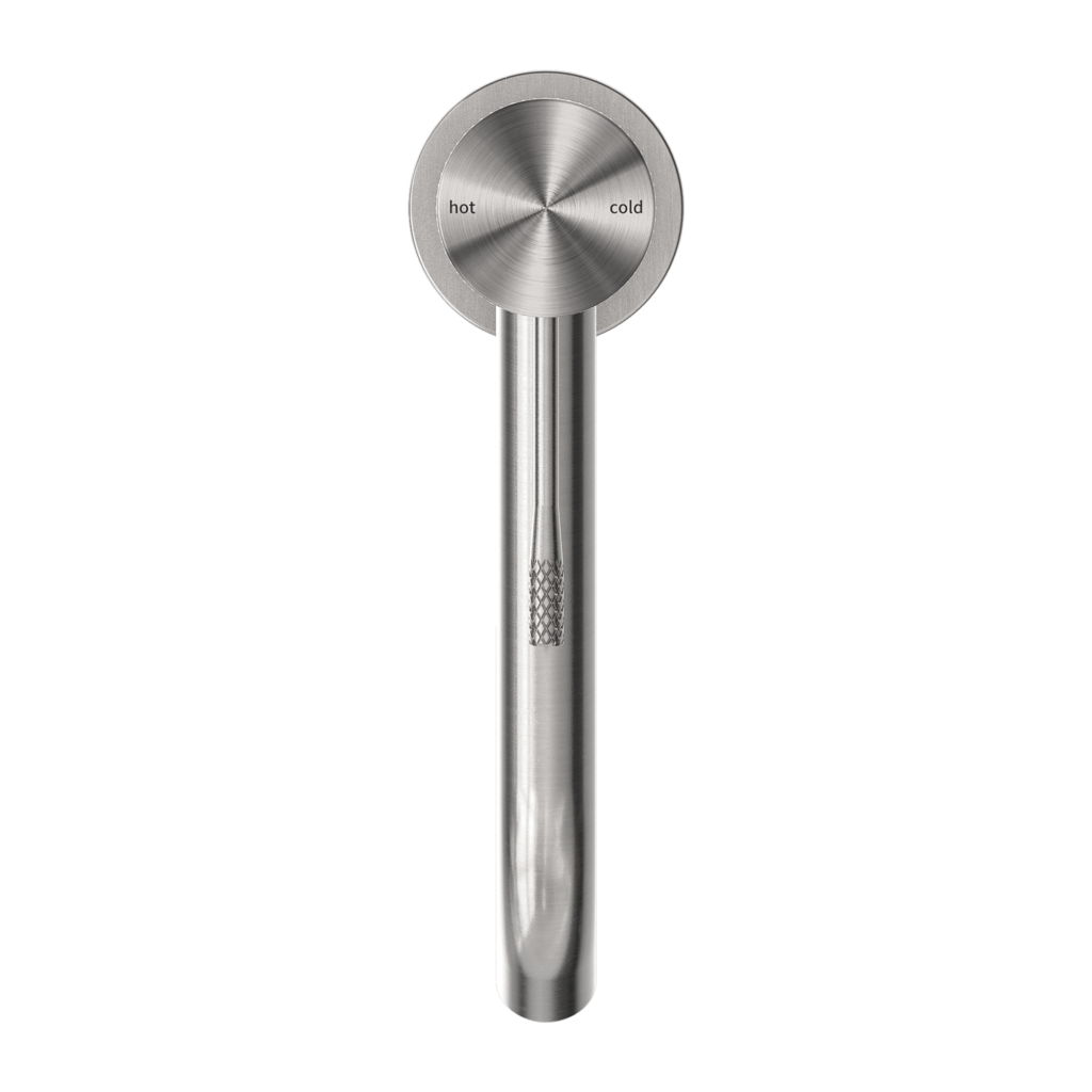 Nero Opal Extended Basin Mixer Brushed Nickel