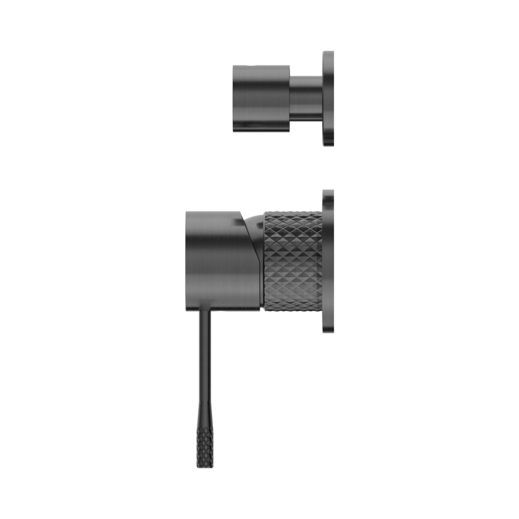 Nero Opal Shower Mixer With Detached Diverter Button Graphite