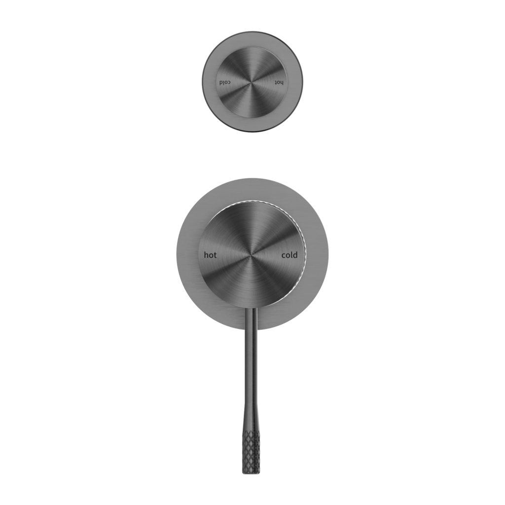 Nero Opal Shower Mixer With Detached Diverter Button Graphite