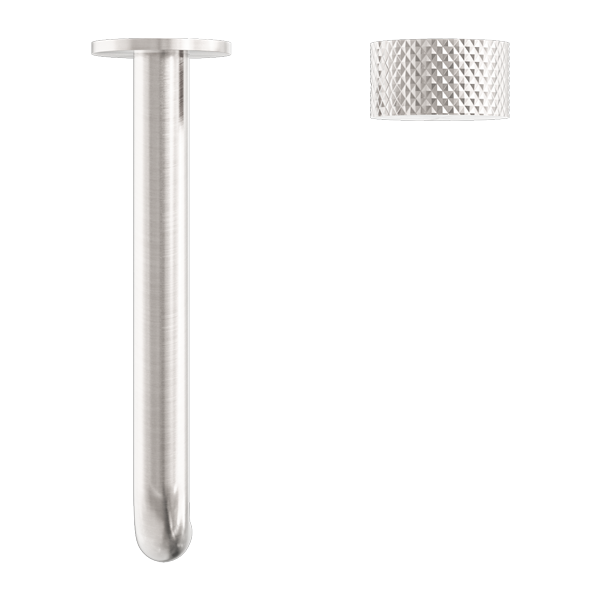Nero Opal Progressive Wall Basin Mixer Set Brushed Nickel