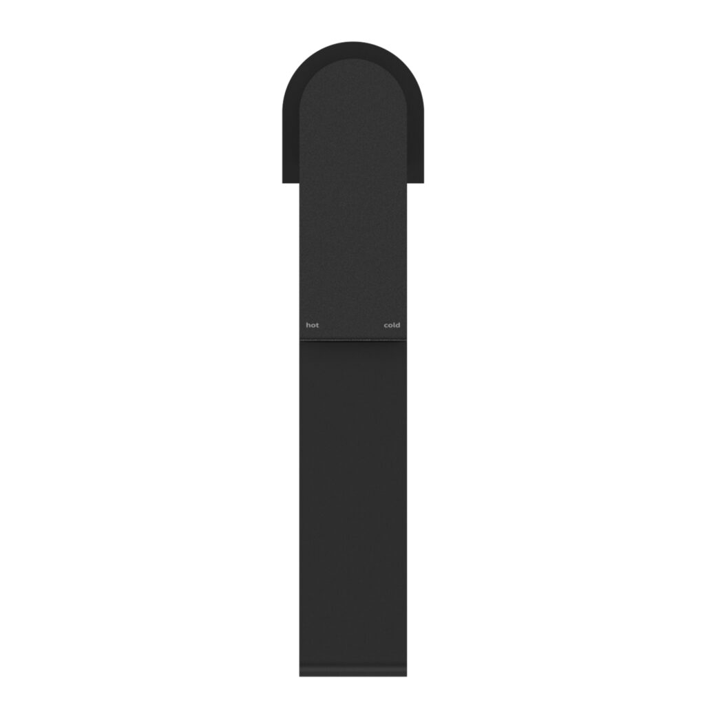 Nero Bianca Extended Basin Mixer Matte Black