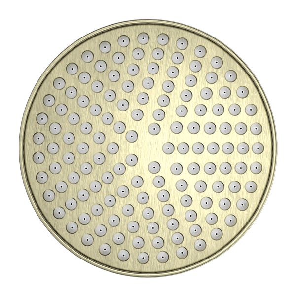 Nero York Shower Head 207mm Aged Brass