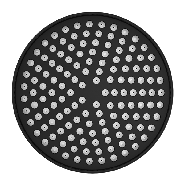 Nero York Shower Head 207mm Matte Black