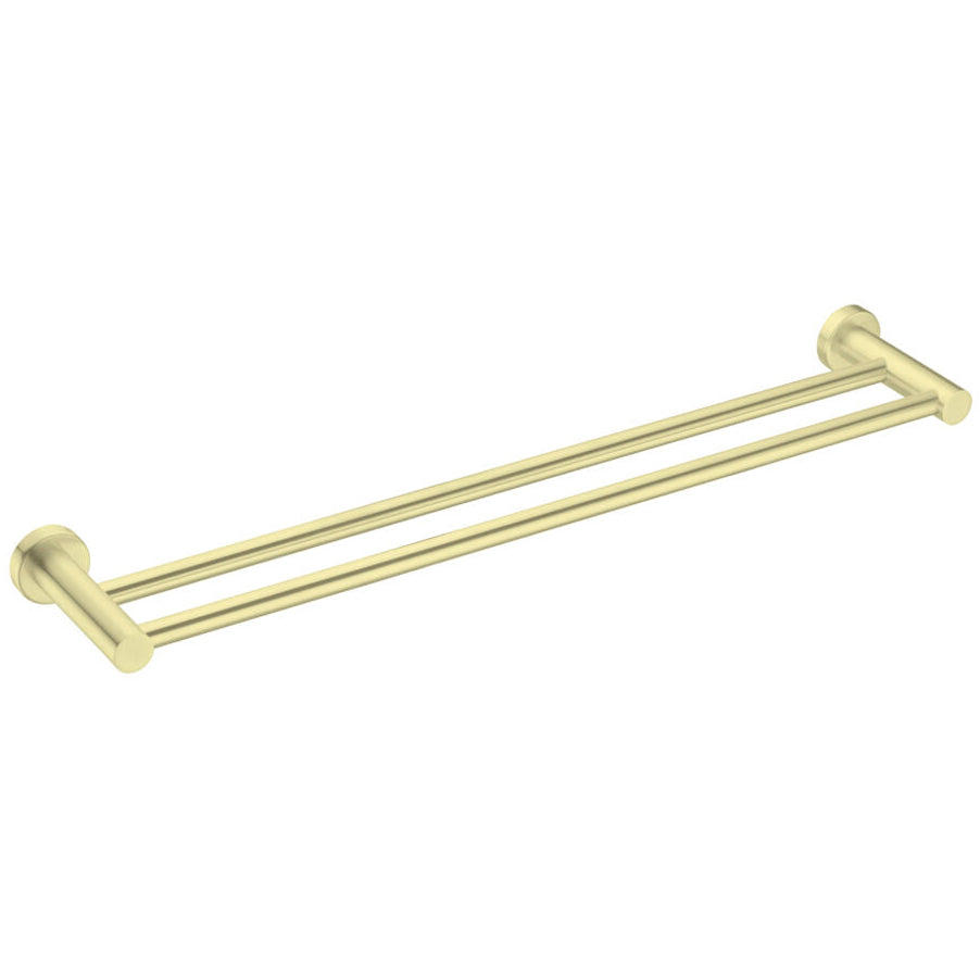 Brushed Gold double towel rail