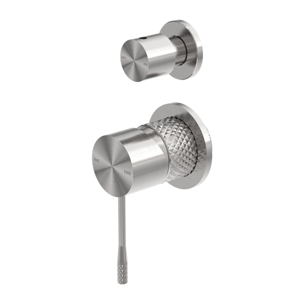 brushed nickel nero's opal collection withe detached diverter