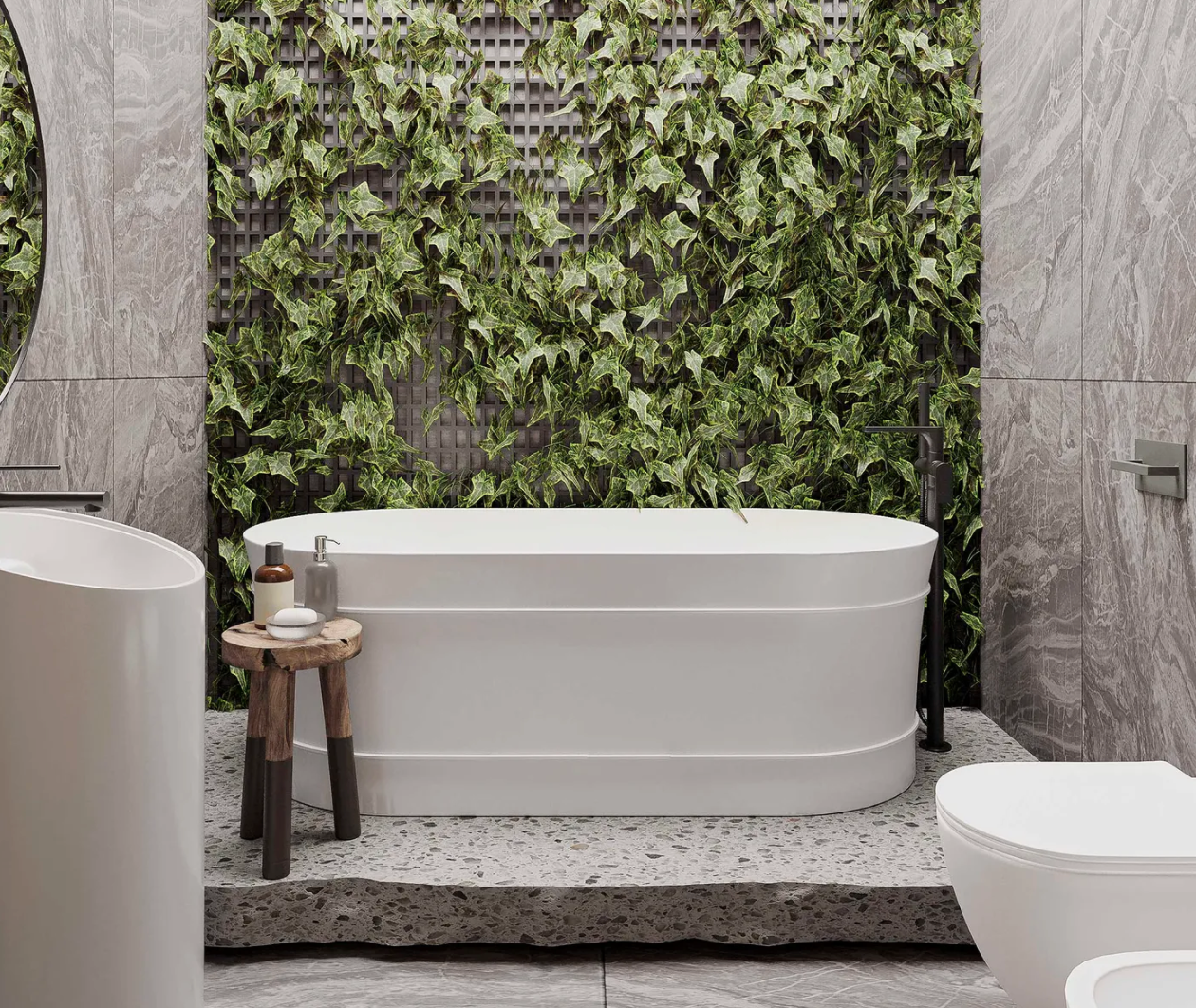 1500mm Unique design Acrylic Freestanding Bath Gloss White with Thin Edge