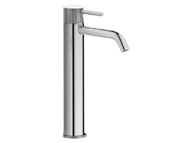 Industrial pin lever Extended bathroom Basin Mixer tap chrome