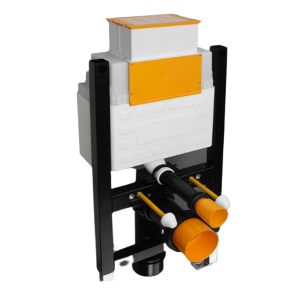 in wall concealed cistern for wall hung toilet pans