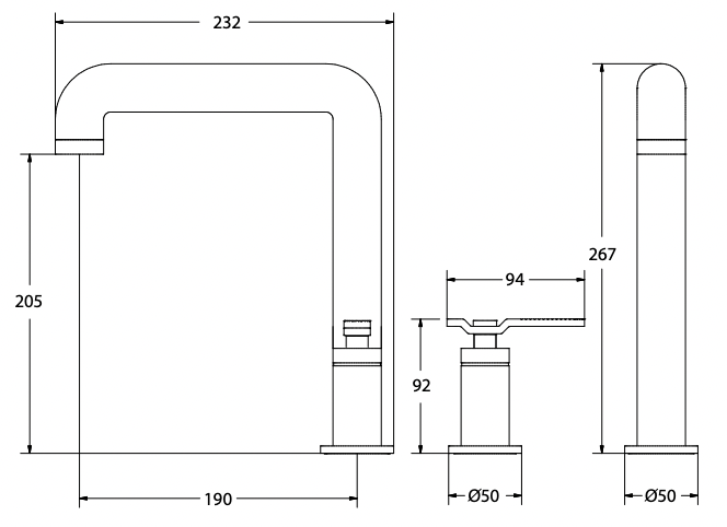 Bold Lever Basin Set (7159951392919)