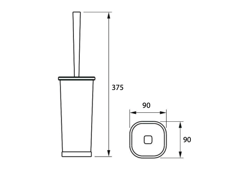 Twist Toilet Brush (7174199672983)