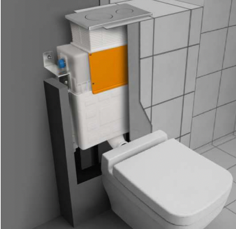 Paco Jaanson Wilco Undercounter Floor Mount Mechanical Cistern