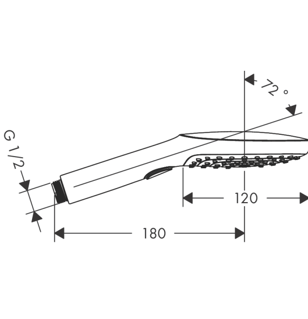 Hansgrohe Raindance Select E 3 Jet Hand Held Shower
