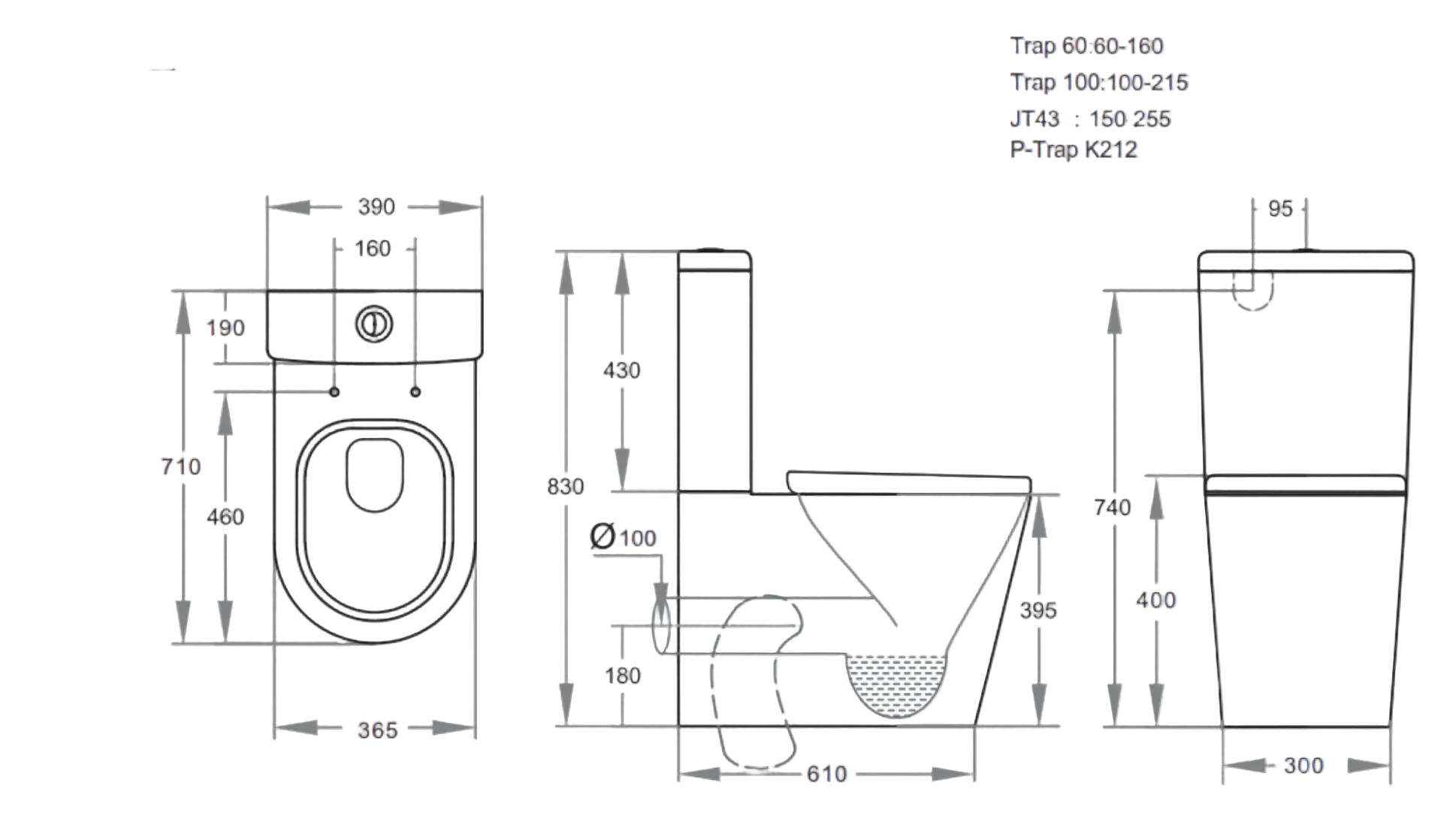 Donii Osborne Rimless Back to Wall Toilet Suite