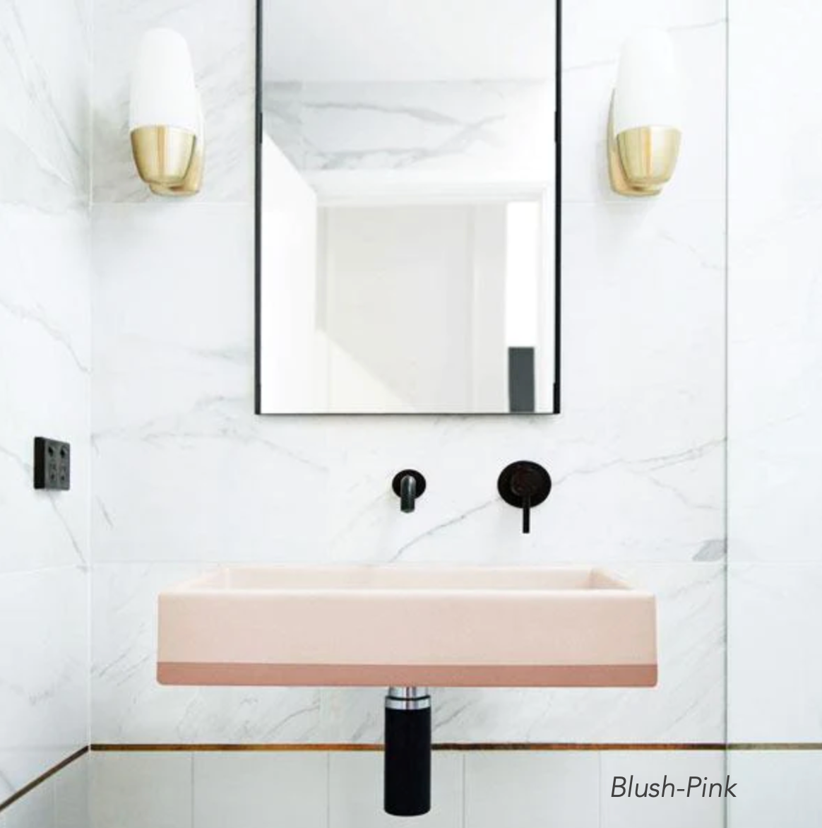 Nood Co Box 02 Basin Two Tone Wall Hung