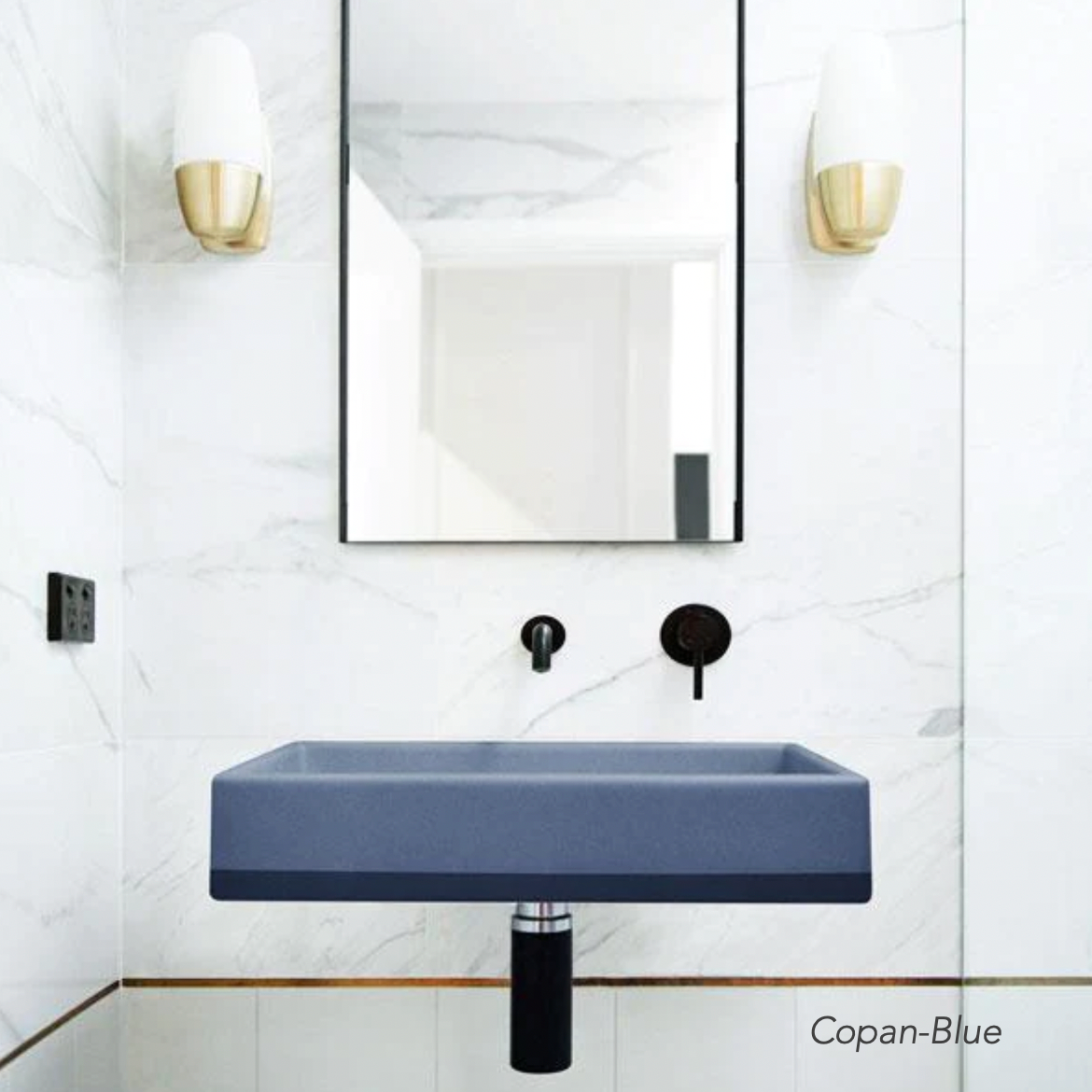 Nood Co Box 02 Basin Two Tone Wall Hung
