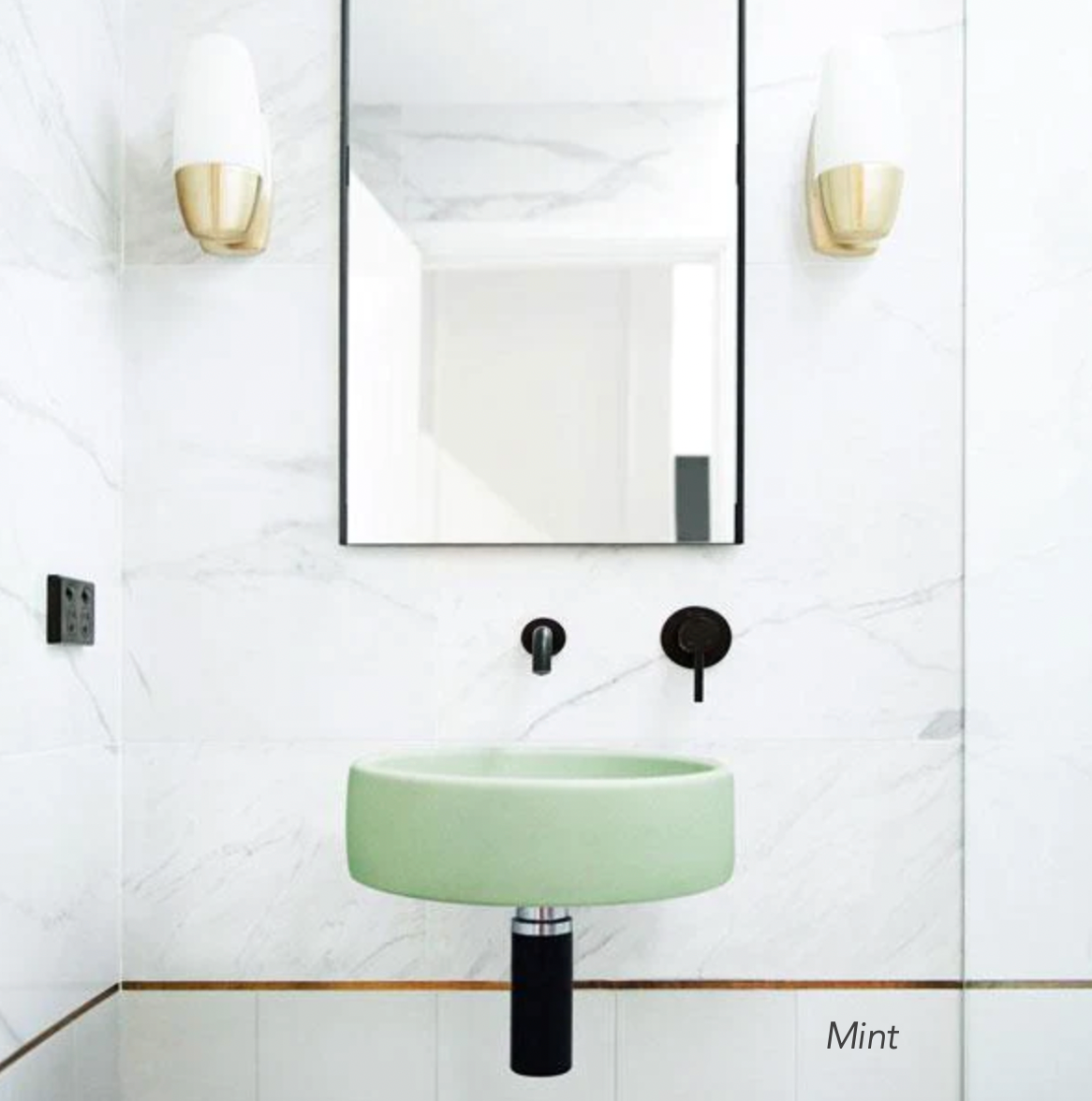 Nood Co Bowl Basin Wall Hung