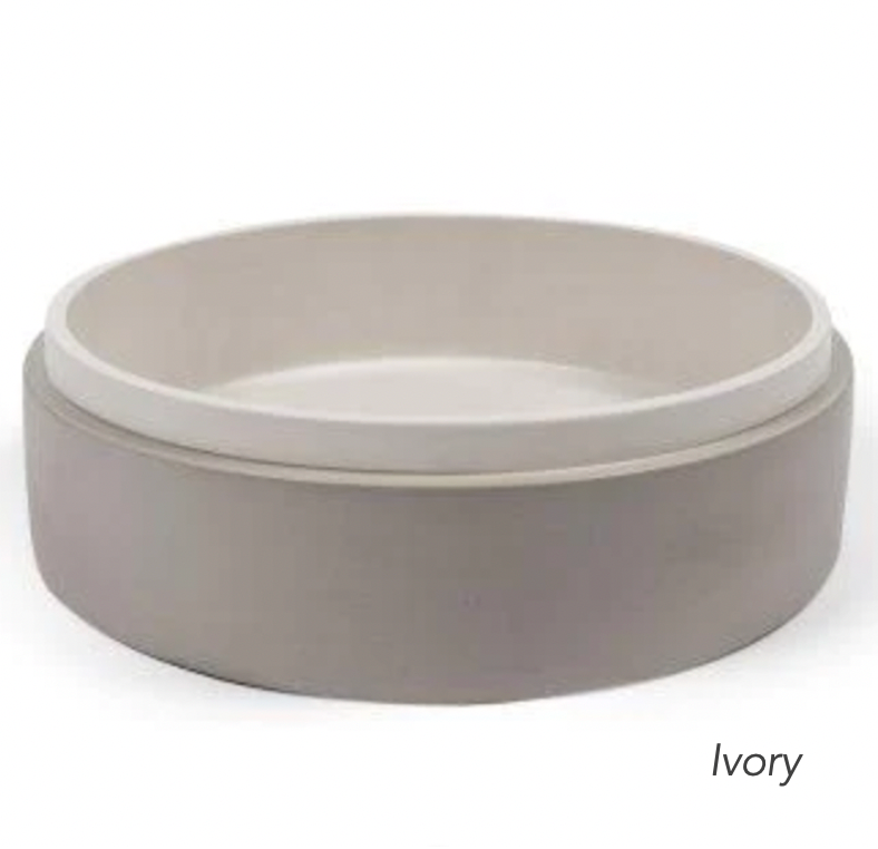 Nood Co Step Circle Basin Two Tone Surface Mount