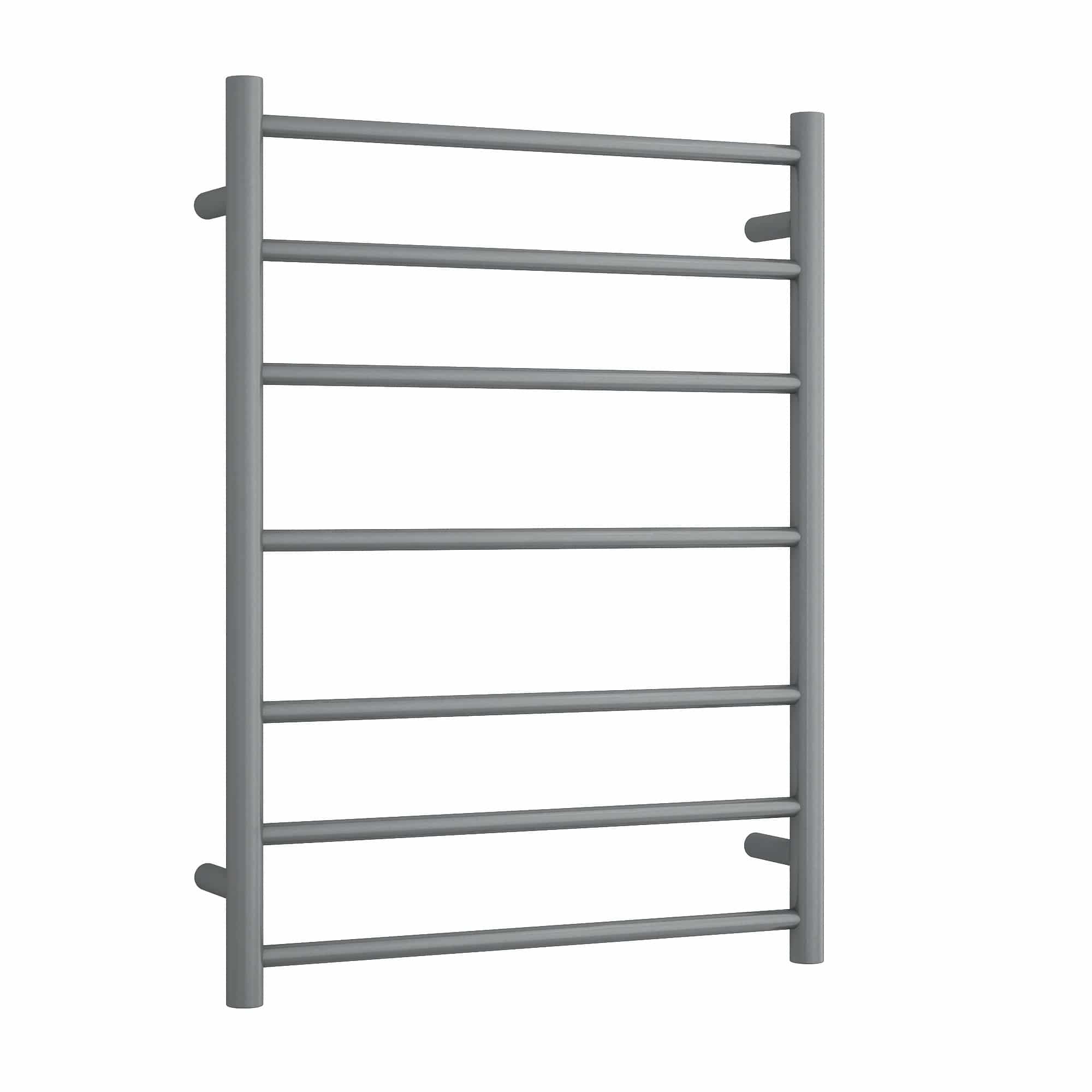 Gun metal heated towel rail