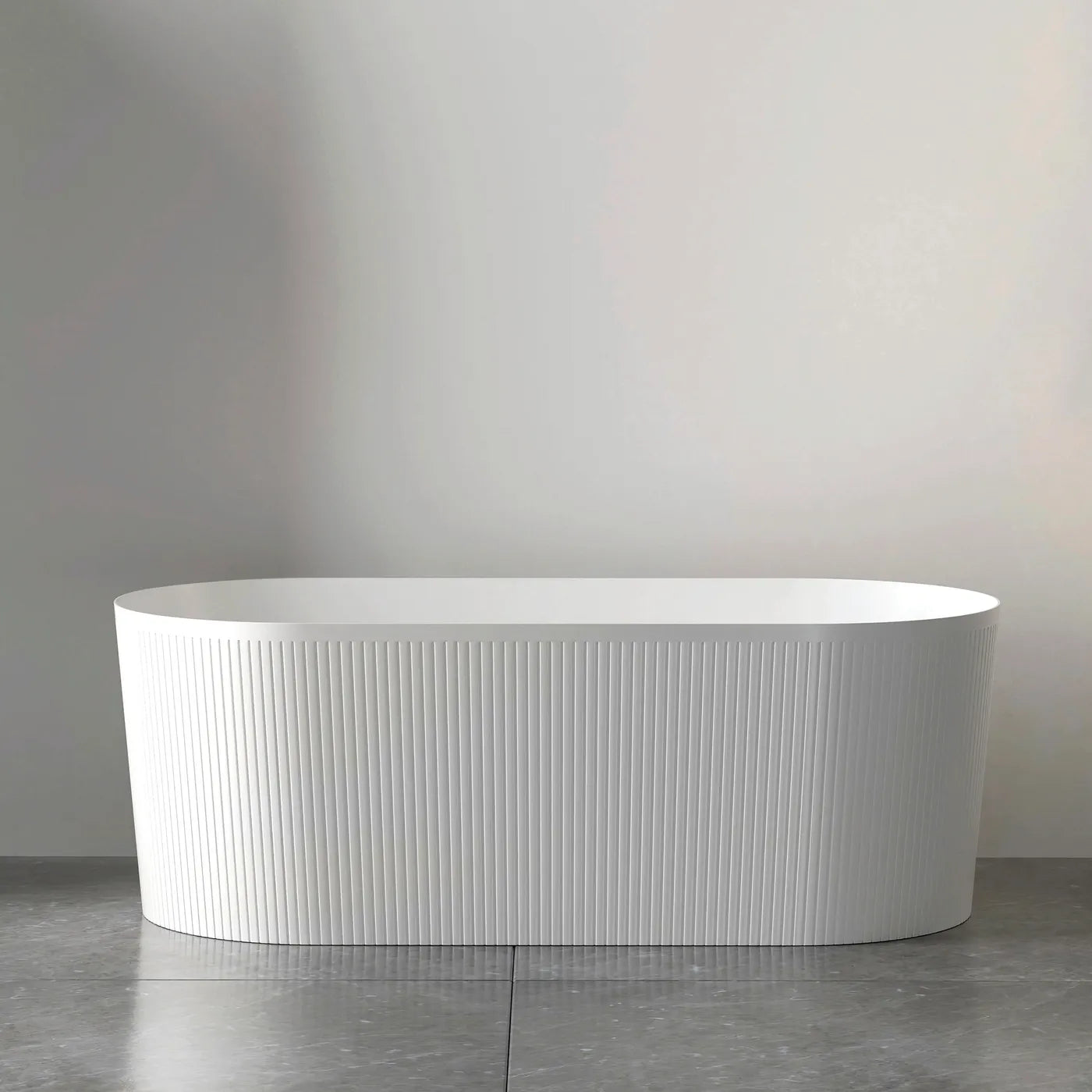 Otti Noosa 1700mm Freestanding Bath Gloss White