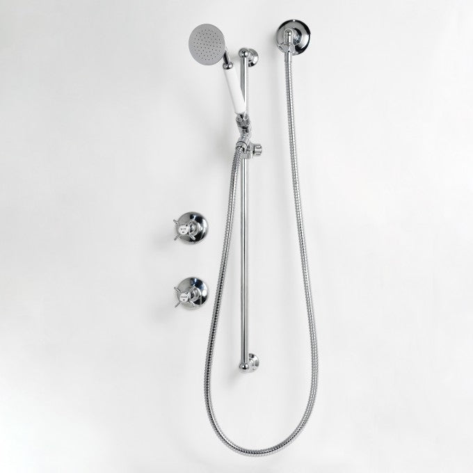 CB Ideal Heritage Sliding Rail Shower Kit