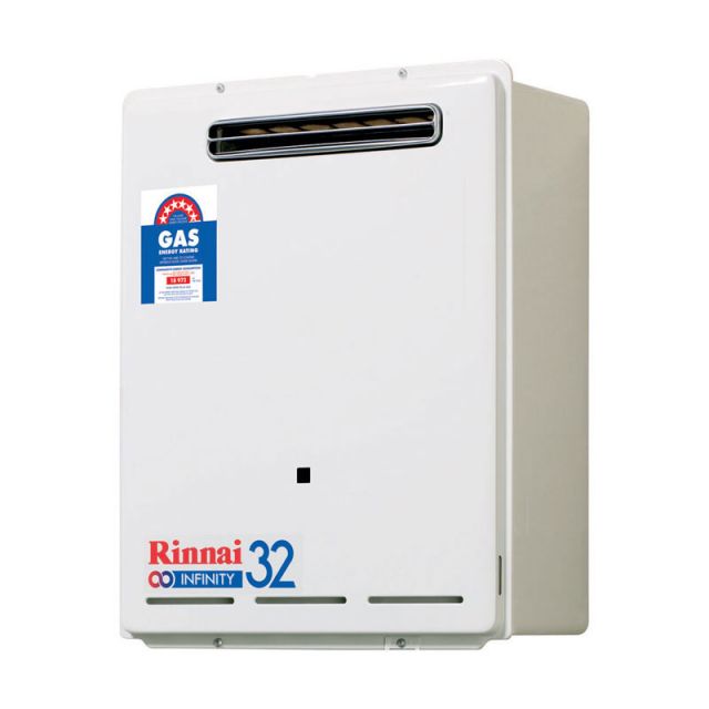 Rinnai Infinity 32L Continuous Flow NG Hot Water Unit <span class="deliveredinstalled"></span>