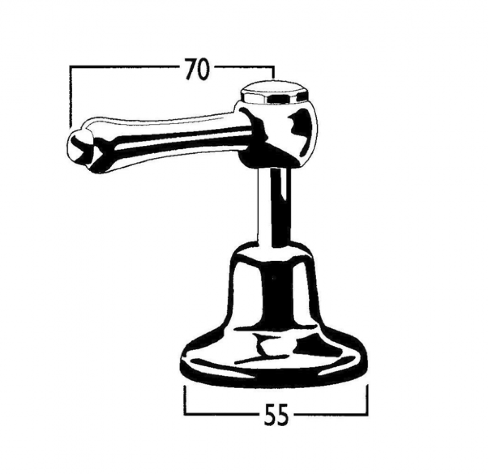 CB Ideal Roulette Lever Basin Top Assembly