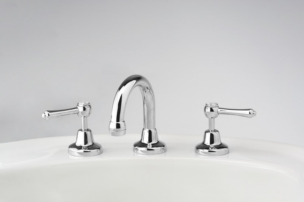 CB Ideal Roulette Lever Basin Set With Fixed Gooseneck Outlet