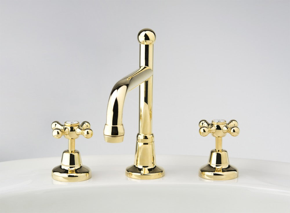 CB Ideal Roulette bathroom Basin 3 piece tap Set With Swivel Victor Outlet