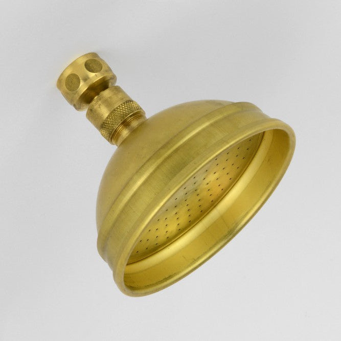 traditional 100mm gold Shower Rose