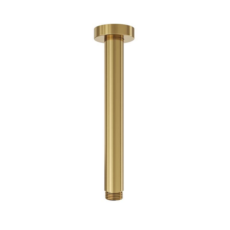 Linsol Corsica 200mm Ceiling Arm Brushed Brass