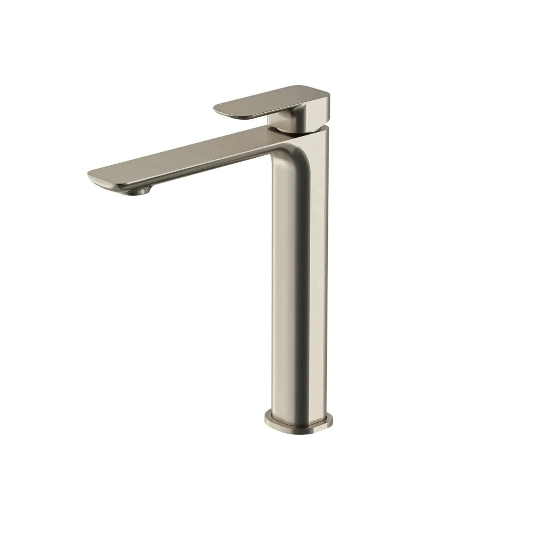 Donii Ella Tora Tall Basin Mixer Tap Brushed Nickel