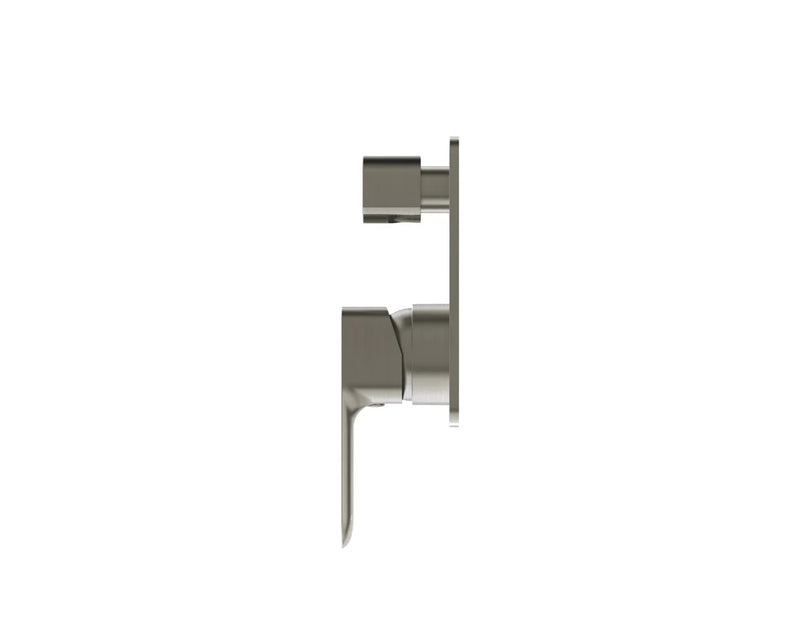 Donii Ella Tora Bath/Shower Diverter Mixer Brushed Nickel