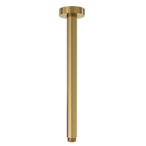 Linsol Corsica 400mm Ceiling Arm Brushed Brass