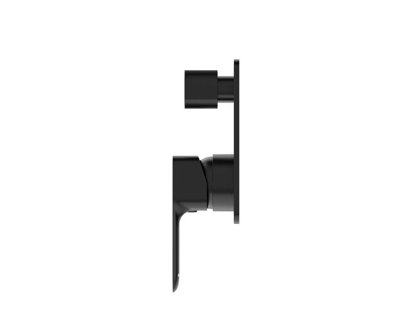 Donii Ella Tora Bath/Shower Diverter Mixer Matte Black