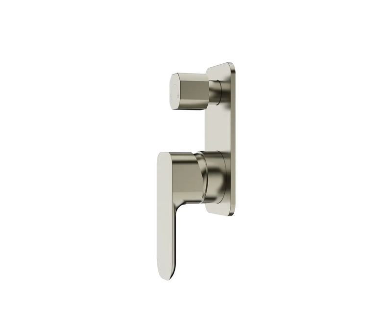 Donii Ella Tora Bath/Shower Diverter Mixer Brushed Nickel