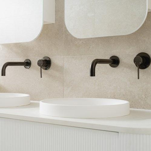 ADP Respect Gloss or Matte White Solid Surface Semi-Inset Basin 400x400