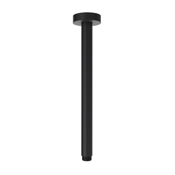 Linsol Corsica 300mm Round Ceiling Arm Matte Black