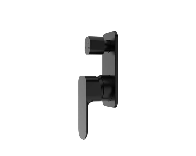 Donii Ella Tora Bath/Shower Diverter Mixer Matte Black