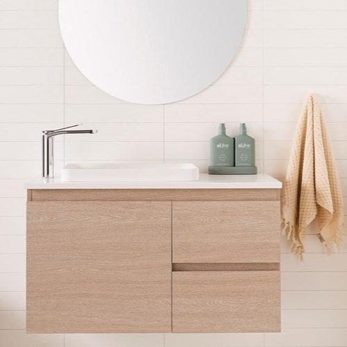 ADP Faith Gloss or Matte White Solid Surface Semi-Inset Basin 500x260