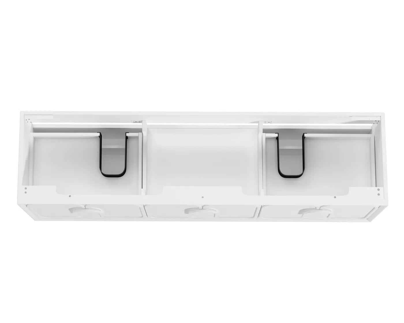 Otti Laguna Satin White Wall Hung Vanity 1800mm